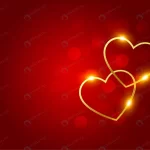 - lovely golden hearts red bokeh background crc88a09ff6 size0.83mb - Home