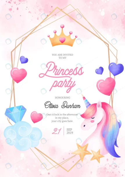lovely princess party invitation template with fa crcfbaa1acd size7.21mb - title:graphic home - اورچین فایل - format: - sku: - keywords: p_id:353984