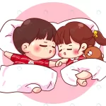 - lovers couple sleeping together c - Home