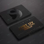 luxury black business card mockup with spot uv go crc41e53143 size56.55mb - title:Home - اورچین فایل - format: - sku: - keywords:وکتور,موکاپ,افکت متنی,پروژه افترافکت p_id:63922