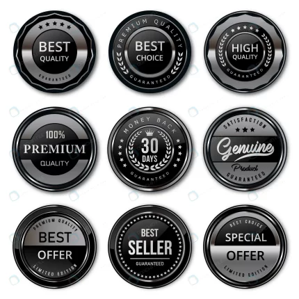 luxury black silver premium quality badges labels crc88b6998c size9.69mb - title:graphic home - اورچین فایل - format: - sku: - keywords: p_id:353984