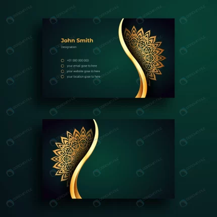 luxury business card design template with luxury crc63440eea size3.60mb - title:graphic home - اورچین فایل - format: - sku: - keywords: p_id:353984