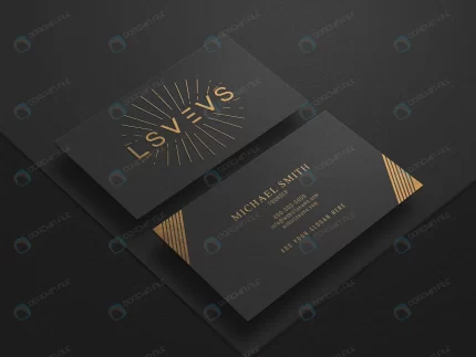 luxury business card logo mockup with embossed ef crc9919c184 size56.15mb - title:graphic home - اورچین فایل - format: - sku: - keywords: p_id:353984