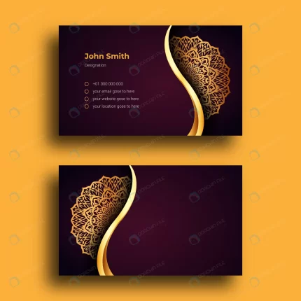 luxury business card template with luxury ornamen crc18c197ec size3.75mb - title:graphic home - اورچین فایل - format: - sku: - keywords: p_id:353984