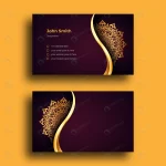 luxury business card template with luxury ornamen crc876f31a6 size3.45mb - title:Home - اورچین فایل - format: - sku: - keywords:وکتور,موکاپ,افکت متنی,پروژه افترافکت p_id:63922