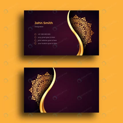 luxury business card template with luxury ornamen crc876f31a6 size3.45mb - title:graphic home - اورچین فایل - format: - sku: - keywords: p_id:353984
