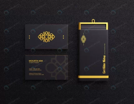 luxury elegant business card with card holder dar crcff1675c6 size84.32mb - title:graphic home - اورچین فایل - format: - sku: - keywords: p_id:353984
