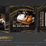 luxury gold fashion social media feed post templa crc2601abd8 size10.45mb - title:Home - اورچین فایل - format: - sku: - keywords:وکتور,موکاپ,افکت متنی,پروژه افترافکت p_id:63922