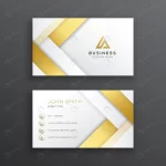 luxury gold white business card template crc267902ee size1.33mb - title:Home - اورچین فایل - format: - sku: - keywords:وکتور,موکاپ,افکت متنی,پروژه افترافکت p_id:63922