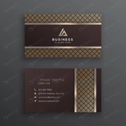luxury golden business card template with geometri rnd543 frp25553315 - title:graphic home - اورچین فایل - format: - sku: - keywords: p_id:353984