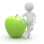 man leaning huge green apple crc9df741aa size1.70mb 3500x3500 - title:Home - اورچین فایل - format: - sku: - keywords:وکتور,موکاپ,افکت متنی,پروژه افترافکت p_id:63922