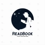 - man reading book logo template design 2 crc46d3d820 size0.81mb - Home