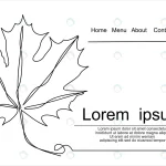 maple leaf line art botany natural ecology concept rnd879 frp31526318 - title:Home - اورچین فایل - format: - sku: - keywords:وکتور,موکاپ,افکت متنی,پروژه افترافکت p_id:63922