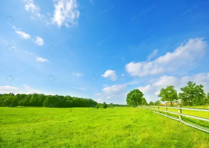 meadow with trees wooden fence crc36c5d383 size3.79mb 2827x2000 - title:graphic home - اورچین فایل - format: - sku: - keywords: p_id:353984