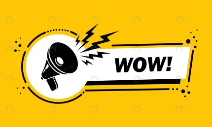 megaphone with wow speech bubble banner loudspeak crc30761c97 size0.83mb - title:graphic home - اورچین فایل - format: - sku: - keywords: p_id:353984