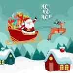 - merry christmas card with santa must ride sleigh crc58316944 size3.44mb - Home