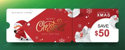 merry christmas gift promotion coupon banner with crcc792f152 size2.51mb - title:graphic home - اورچین فایل - format: - sku: - keywords: p_id:353984