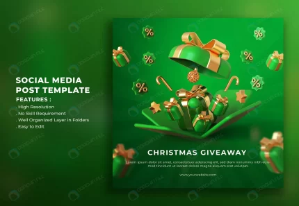 merry christmas giveaway social media post templa crca31b284b size13.2mb 1 - title:graphic home - اورچین فایل - format: - sku: - keywords: p_id:353984