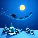 - merry christmas nature landscape with santa claus crc5f0f3431 size8.81mb - Home