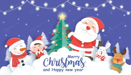 merry christmas with santa clause friends christm crc99894778 size7.55mb - title:graphic home - اورچین فایل - format: - sku: - keywords: p_id:353984
