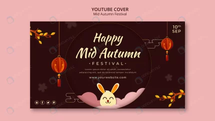 mid autumn festival celebration youtube cover temp rnd760 frp31218033 - title:graphic home - اورچین فایل - format: - sku: - keywords: p_id:353984