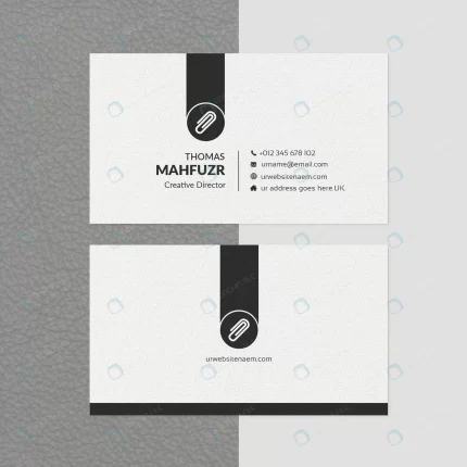 minimal business card template white black crc8f2a21a2 size3.96mb - title:graphic home - اورچین فایل - format: - sku: - keywords: p_id:353984