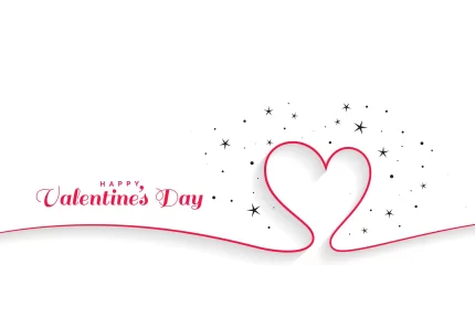 minimal line hearts valentines day background - title:graphic home - اورچین فایل - format: - sku: - keywords: p_id:353984