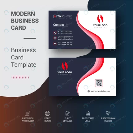 minimal realistic modern business card design tem crce31d54d5 size2.94mb - title:graphic home - اورچین فایل - format: - sku: - keywords: p_id:353984