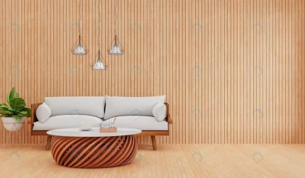 minimal room decoration copy space wall 3d render crcfe5dbf97 size14.42mb 6000x3500 - title:graphic home - اورچین فایل - format: - sku: - keywords: p_id:353984