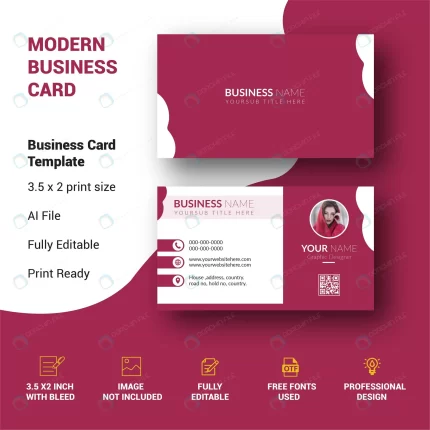 minimalist business card design template 2 crcefb9391a size2.68mb - title:graphic home - اورچین فایل - format: - sku: - keywords: p_id:353984