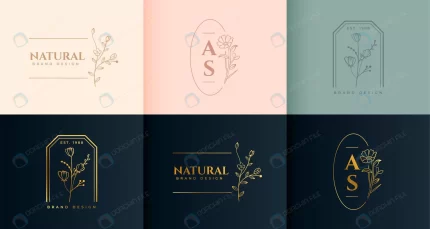 minimalist floral logo set decorative style crc8e114603 size1.13mb - title:graphic home - اورچین فایل - format: - sku: - keywords: p_id:353984