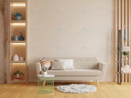 mockup living room interior with sofa empty cream crc2f328b5f size5.85mb 4000x3000 - title:graphic home - اورچین فایل - format: - sku: - keywords: p_id:353984