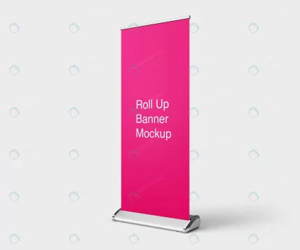 mockup roll up banner stand 2 crc18c4f477 size6.99mb - title:graphic home - اورچین فایل - format: - sku: - keywords: p_id:353984