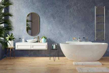 modern bathroom interior design blue dark color w crce8bb6167 size8.63mb 4500x3000 - title:graphic home - اورچین فایل - format: - sku: - keywords: p_id:353984
