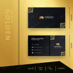 modern black golden business card with luxury sty crcbb3db69e size3.72mb - title:Home - اورچین فایل - format: - sku: - keywords:وکتور,موکاپ,افکت متنی,پروژه افترافکت p_id:63922