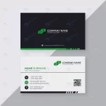 modern business card black green rnd859 frp28393407 - title:Home - اورچین فایل - format: - sku: - keywords:وکتور,موکاپ,افکت متنی,پروژه افترافکت p_id:63922