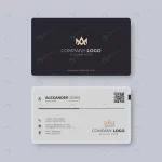 - modern business card white black elegant professio rnd817 frp17591414 - Home