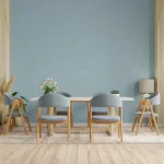 modern dining room interior design with dark blue crc0ff3165a size5.39mb 4000x3000 - title:Home - اورچین فایل - format: - sku: - keywords:وکتور,موکاپ,افکت متنی,پروژه افترافکت p_id:63922