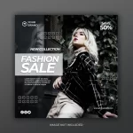 - modern fashion sale social media post banner template square flyer - Home