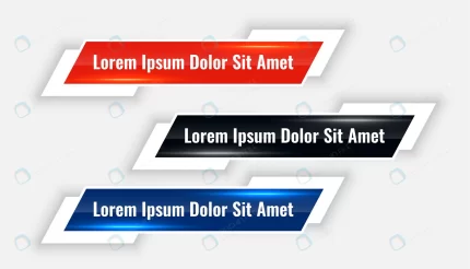 modern lower thirds banner set three colors crc9814c865 size0.93mb - title:graphic home - اورچین فایل - format: - sku: - keywords: p_id:353984