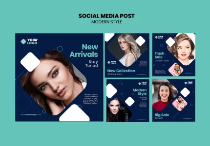 modern style concept social media post template - title:graphic home - اورچین فایل - format: - sku: - keywords: p_id:353984