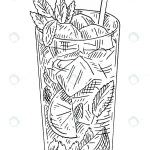 mojito cocktail with lime mint highball glass vin crceefc6cdc size1.94mb - title:Home - اورچین فایل - format: - sku: - keywords:وکتور,موکاپ,افکت متنی,پروژه افترافکت p_id:63922