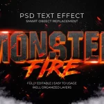 monster fire text effect - title:Home - اورچین فایل - format: - sku: - keywords:وکتور,موکاپ,افکت متنی,پروژه افترافکت p_id:63922