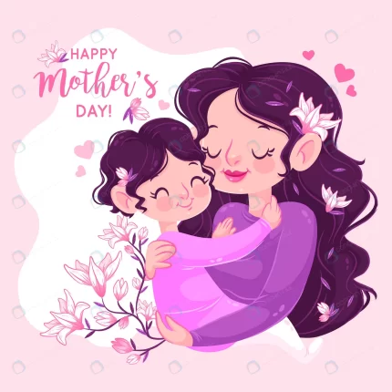mother child hugging holding branch flowers crcceaa597a size2.5mb - title:graphic home - اورچین فایل - format: - sku: - keywords: p_id:353984