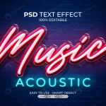 - music acoustic neon light text effect rnd688 frp18429987 1 - Home