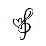 - music key heart abstract hand drawn vector logo ic rnd719 frp28509926 1 - Home