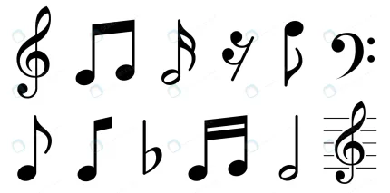 music notes icons set rnd265 frp6896248 1 - title:graphic home - اورچین فایل - format: - sku: - keywords: p_id:353984