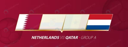 netherlands qatar football match illustration grou rnd308 frp33467820 - title:graphic home - اورچین فایل - format: - sku: - keywords: p_id:353984