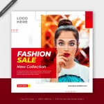 - new collection fashion sale facebook instagram post square banner - Home
