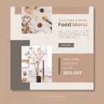 new food menu instagram post banner template crcdf3488b3 size1.45mb - title:Home - اورچین فایل - format: - sku: - keywords:وکتور,موکاپ,افکت متنی,پروژه افترافکت p_id:63922